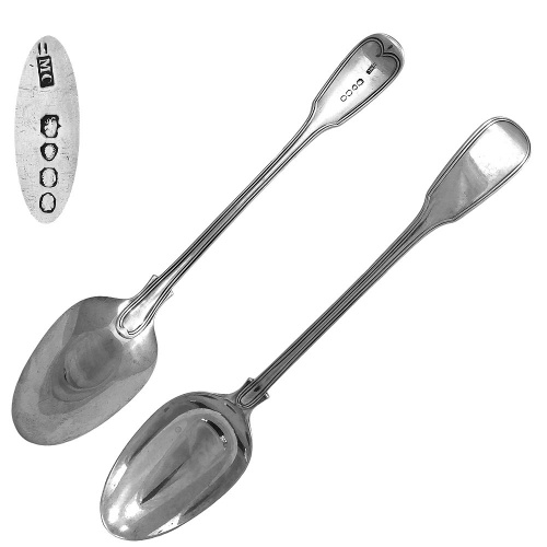 Victorian Silver Stuffing Spoon London 1839